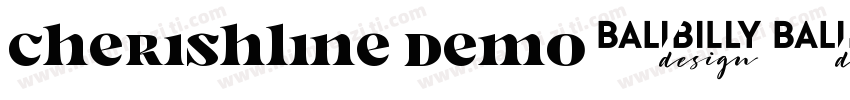 cherishline demo字体转换